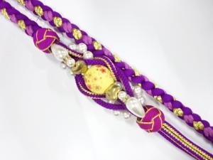 正絹　振袖用　手組帯締め